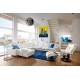Wandbild modern City abstrakt