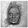 Wandbilder Skulptur Durchbruch Silber
