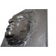 Wandbilder Skulptur Durchbruch Silber