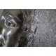 Wandbilder Skulptur Durchbruch Silber