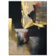 Wandbild modern Gold Rush abstraktes Wandbild