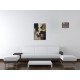 Wandbild modern Gold Rush abstraktes Wandbild