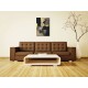 Wandbild modern Gold Rush abstraktes Wandbild