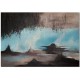 Wandbild Evolution Starts out of the Cave abstrakt Blau