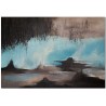 Wandbild Evolution Starts out of the Cave abstrakt Blau