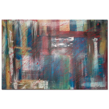 Abstraktes Wandbild Scotty